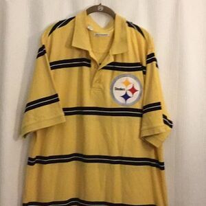 Pgh Steelers Polo Shirt